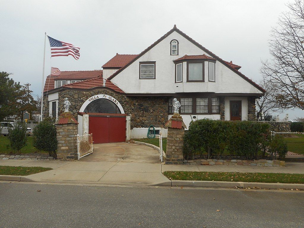 White two-storey building of Cobble Villa