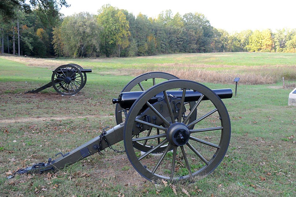 Cannons at Cold Harbor Battlefield Park
