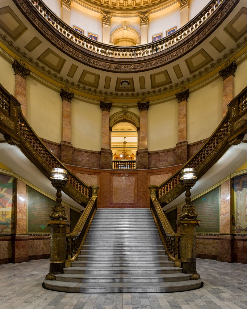 Stairs at Colorado State Capitol