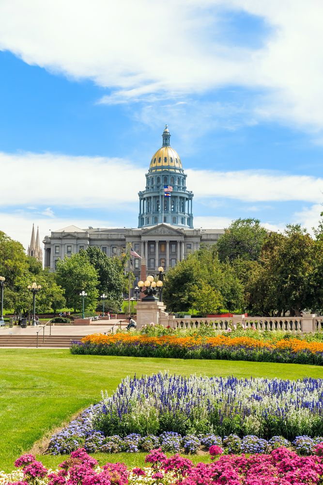 Exterior view of Colorado State Capitol
