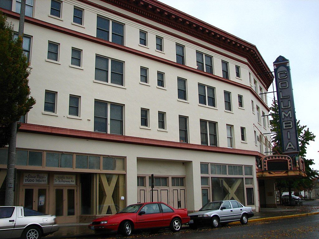 Front view of Historic Columbia Theater Association for Performing Arts