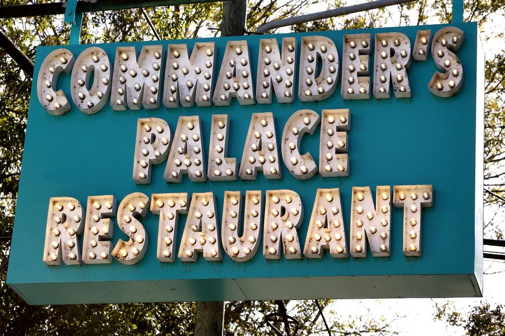 Signage of Commander’s Palace