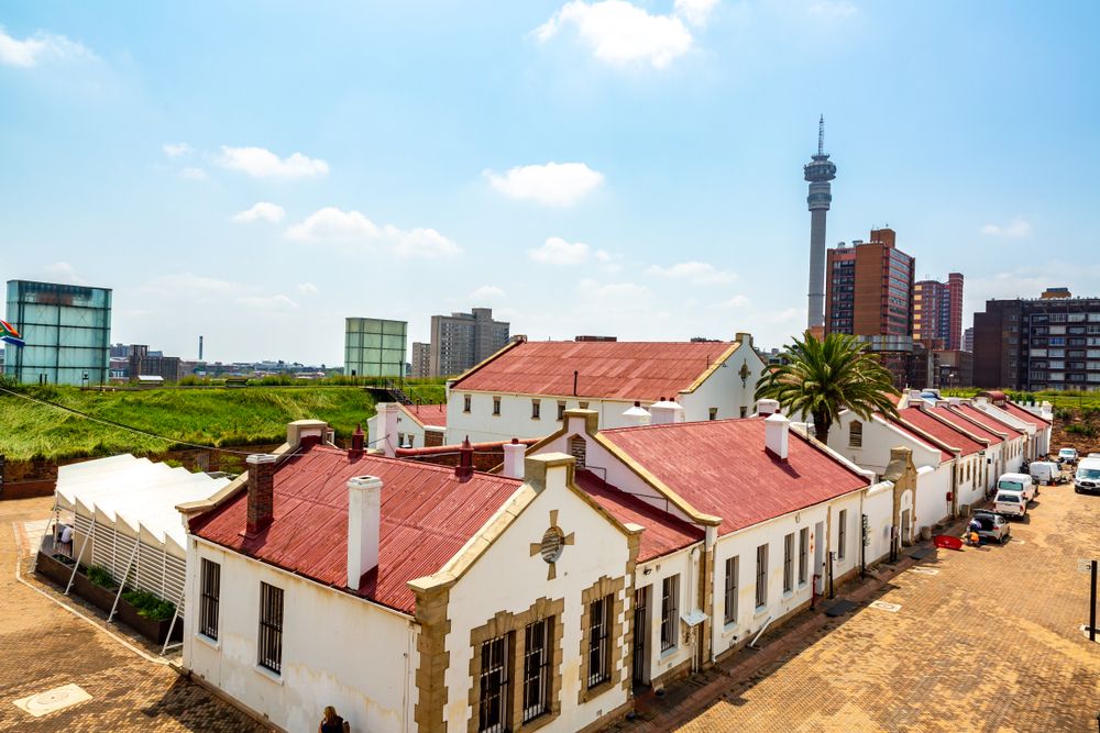 Aerial view of the Constitution Hill