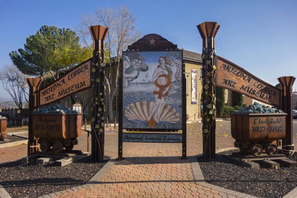 Signage at Copper Art Museum