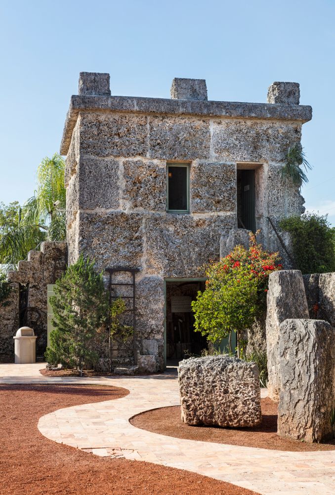Beautiful view of the Coral Castle