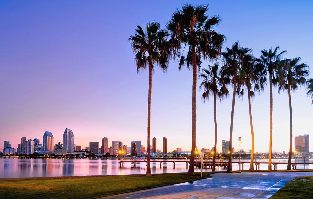 Sunrise in Coronado Beach