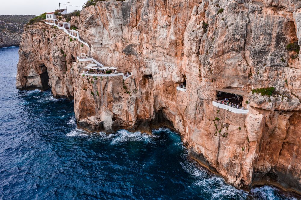 Scenic view of Cova d’en Xoroi