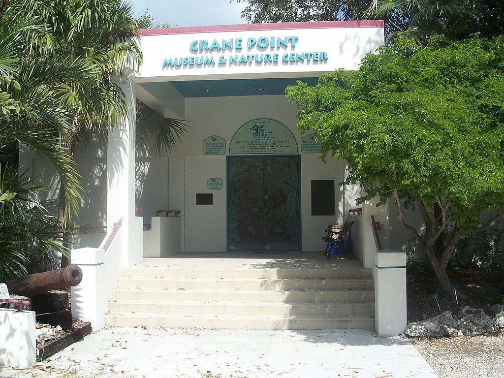 Entrance of Crane Point Museum and Nature Center