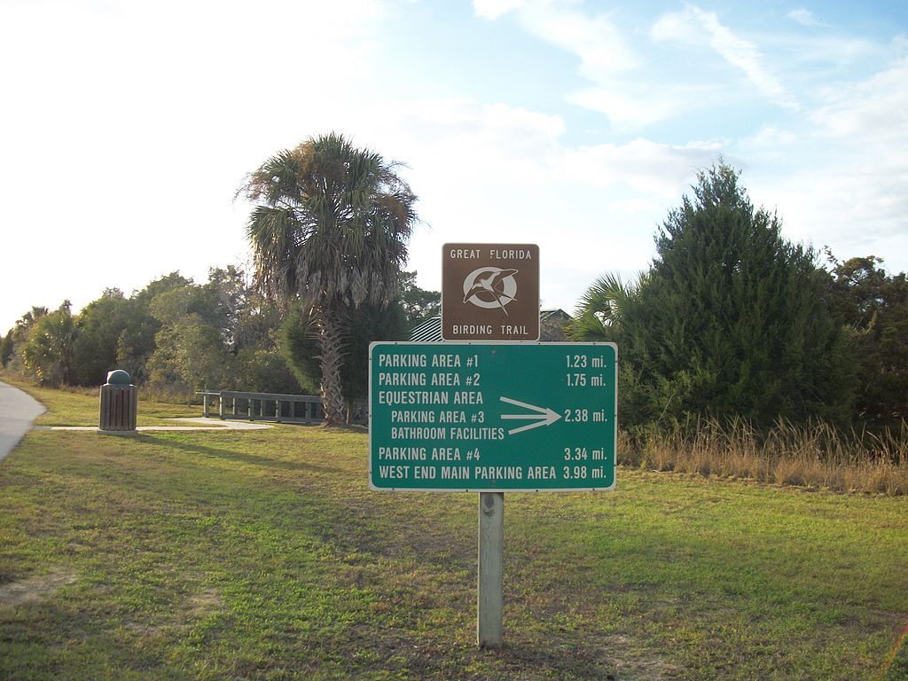 Withlacoochee Bay Trail sign