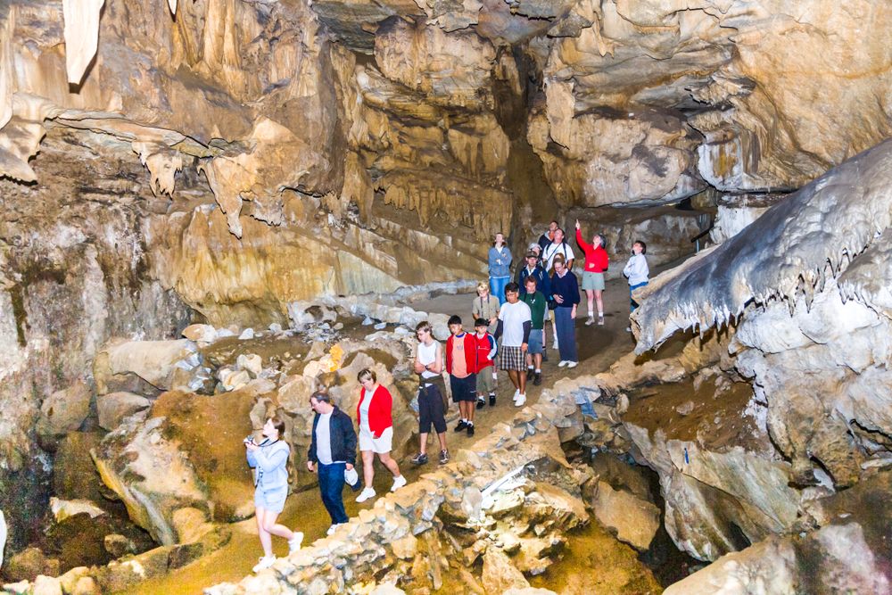Guided tour of the Crystal Cave