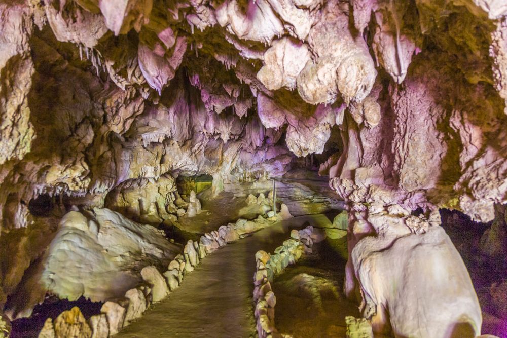 Interior view of the Crystal Cave