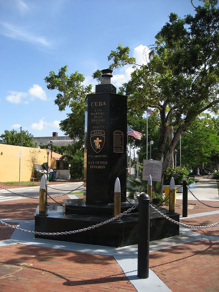 Bay of pigs invasion memorial at Cuban Memorial Boulevard