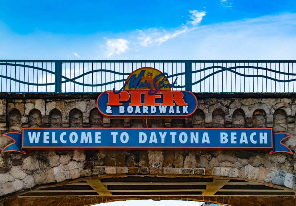 Entrance to Daytona Beach Boardwalk and Pier