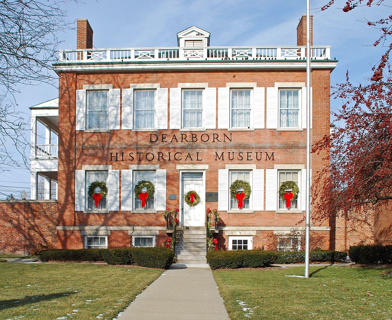Entrance to Dearborn Historical Museum