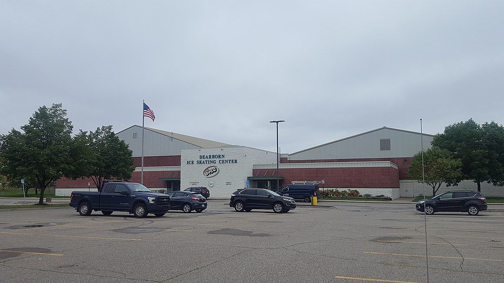 Outside view of Dearborn Ice Skating Center