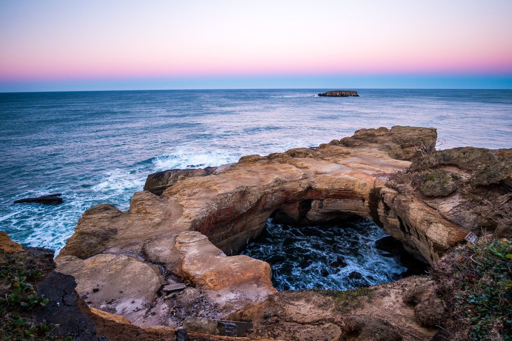 Scenic view of Devil’s Punch Bowl