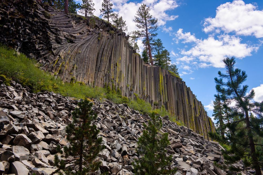 View of Devils postpile