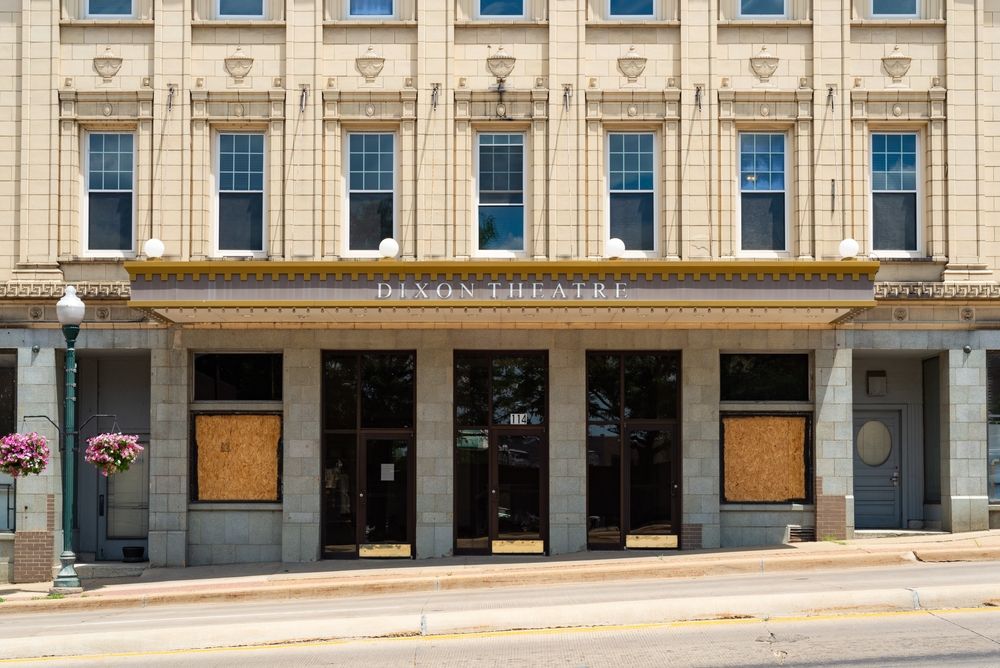 Exterior of Dixon Theater