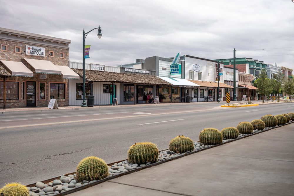 Buildings along Downtown Gilbert