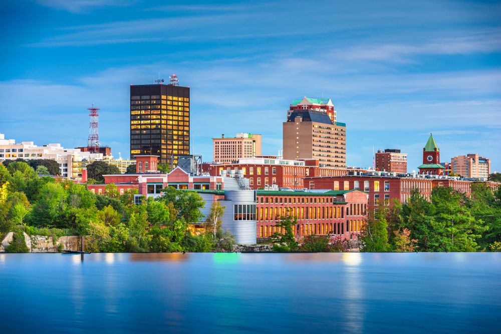 Skyline of Downtown Manchester
