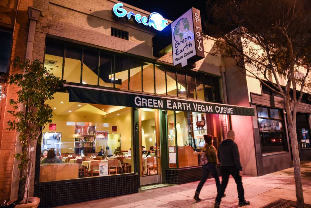 A vegan restaurant at Downtown Pasadena