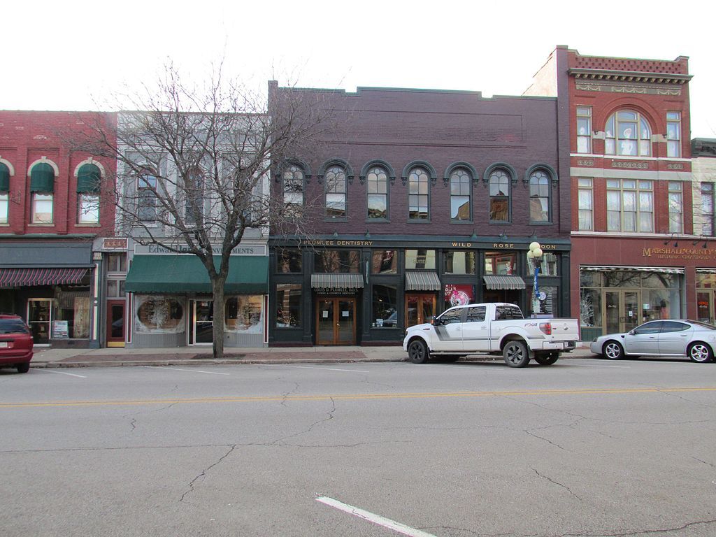 View of Plymouth Historic Downtown