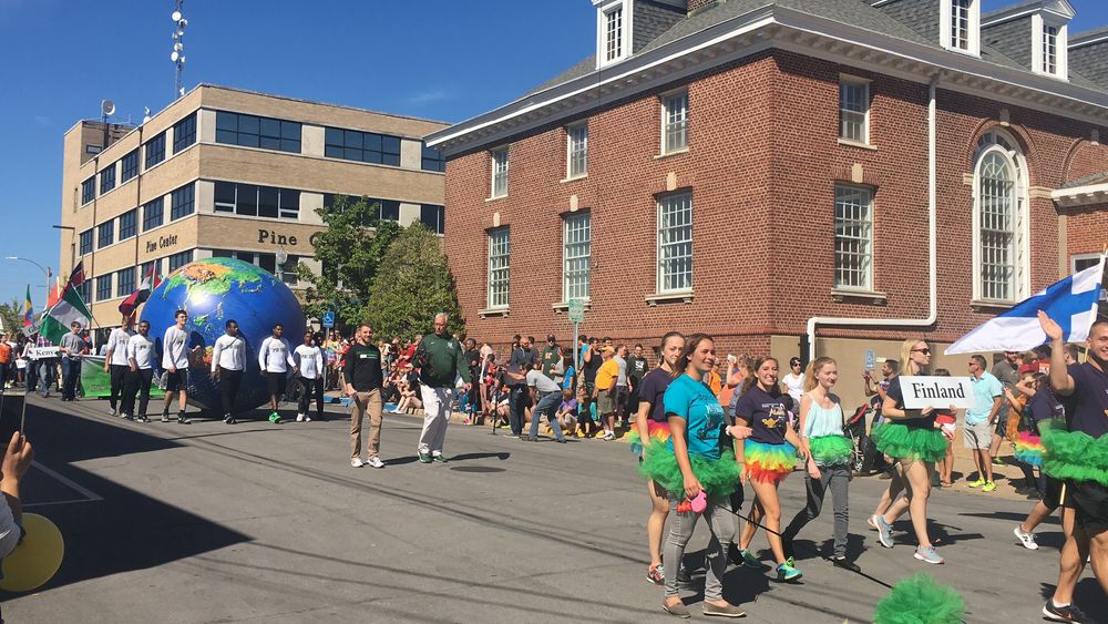 National Parade in Missouri University, Downtown Rolla