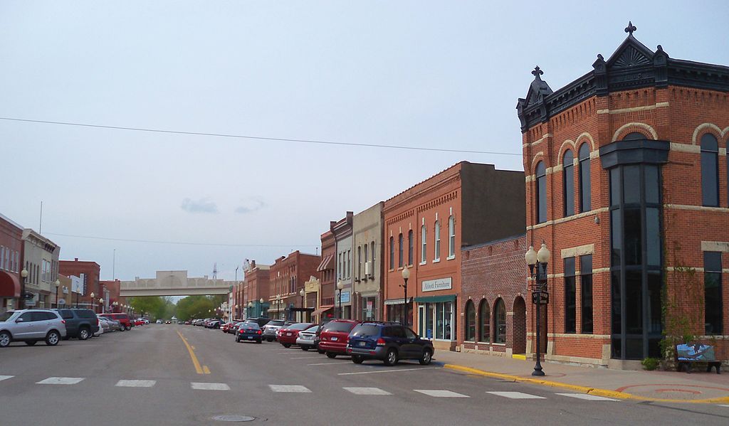 Street view of Downtown Wabasha