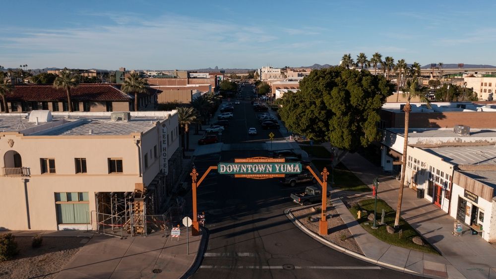 The gateway of Downtown Yuma