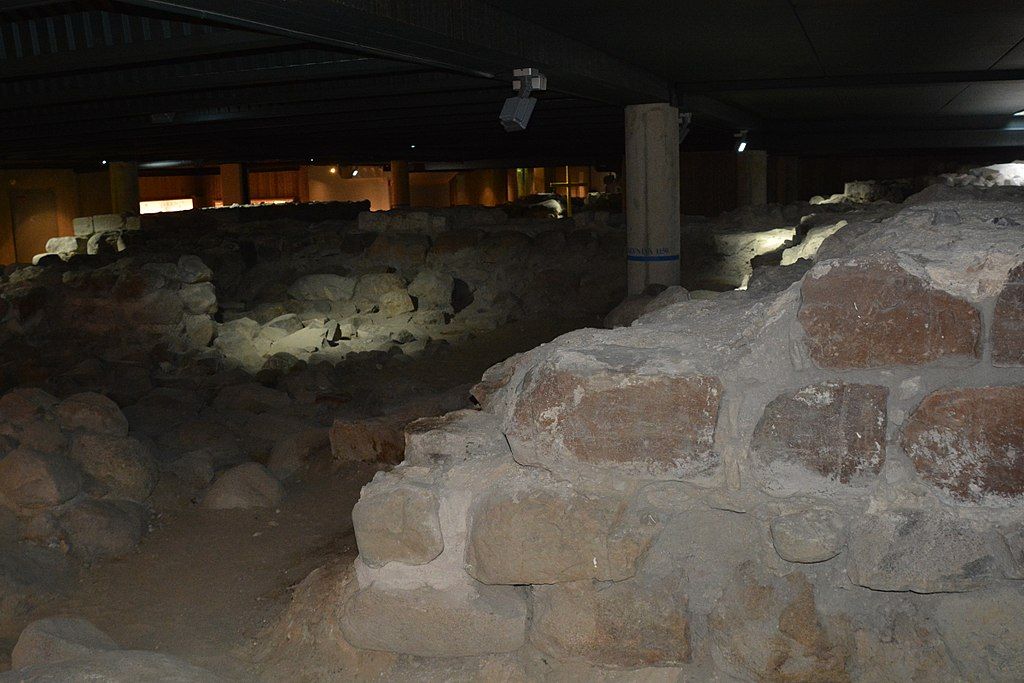 Close up of the rocks at Drotten Church Ruins 