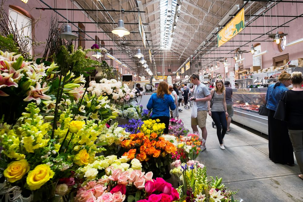 Flower shop at Eastern Market