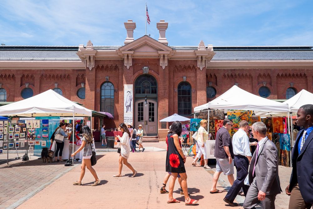 Outside view of Eastern Market