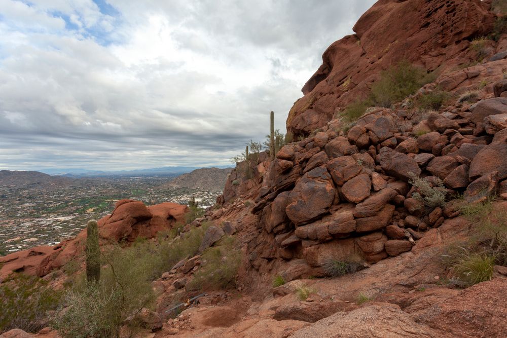 View of Echo Canyon Trailhead