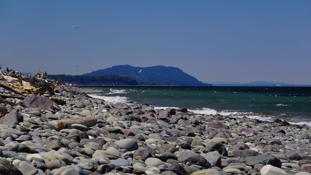 Rocky shoreline at Ediz Hook