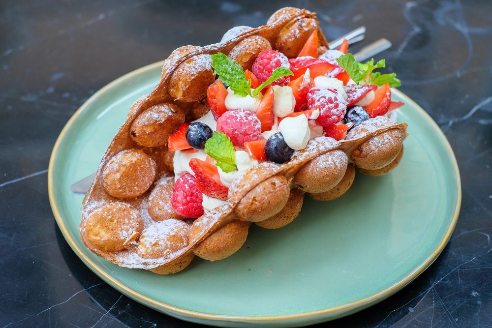 Egg Waffles in Kowloon