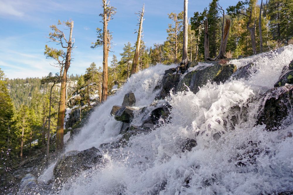 Waterfall at Emerald Bay State Park