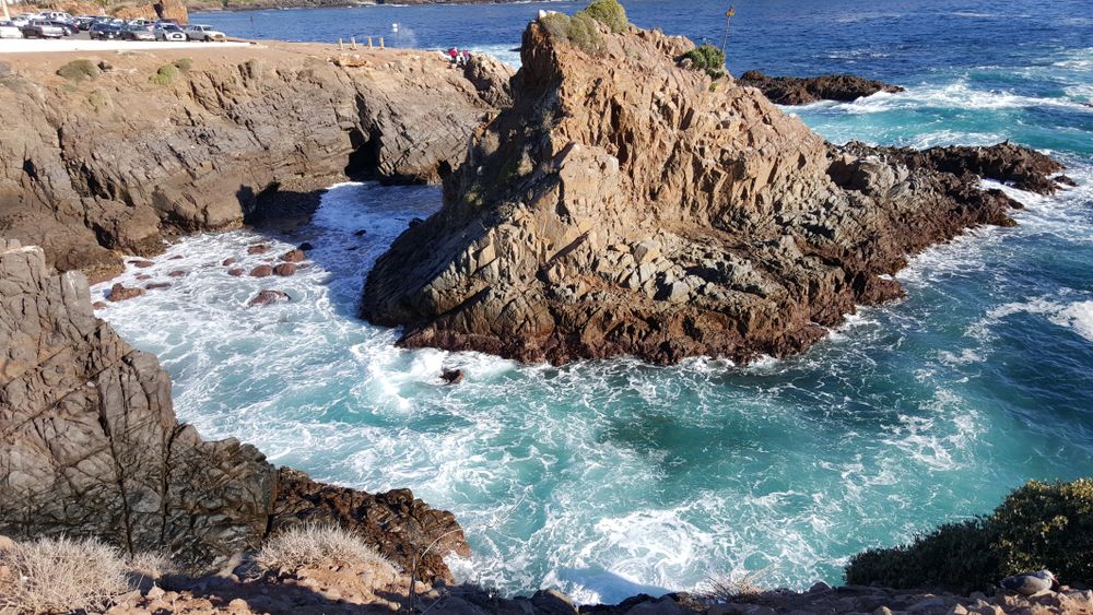 Daytime view of Ensenada Beach