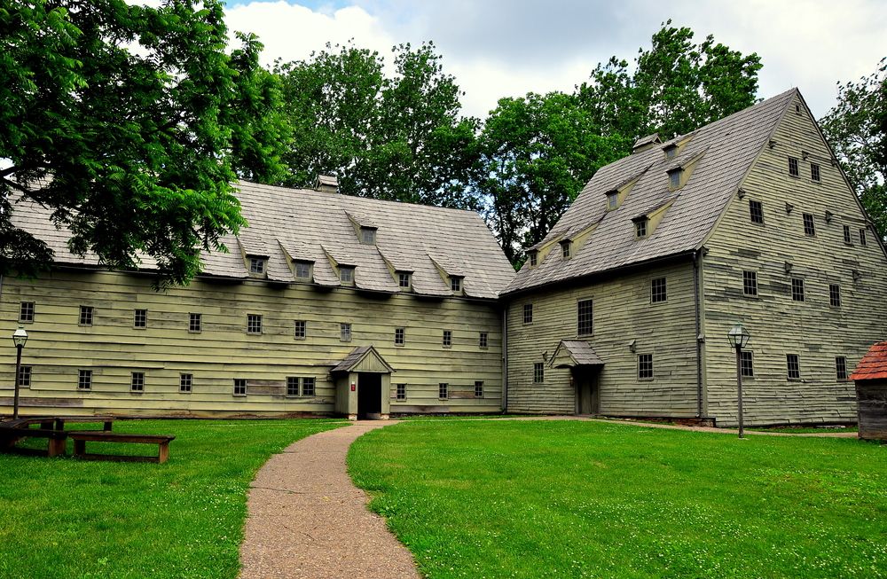 Wooden houses in Ephrata Cloister