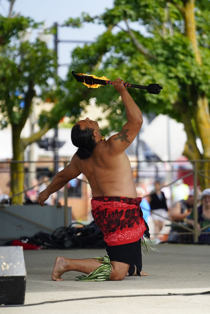 Tribal performance at Ethnic Fest