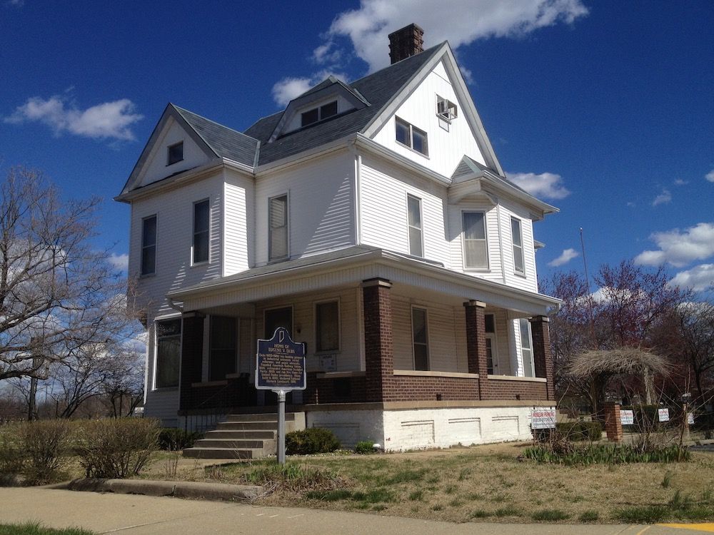 Distant view of Eugene V. Debs Home