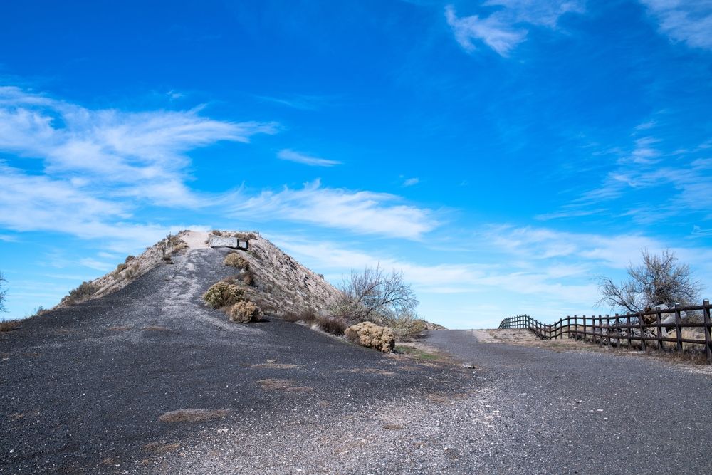 View of Evel Knievel Jump Site