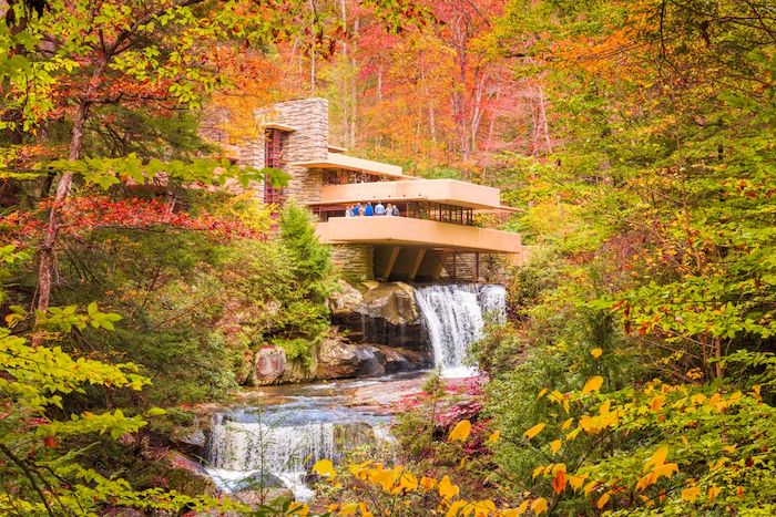 Scenic view of Fallingwater