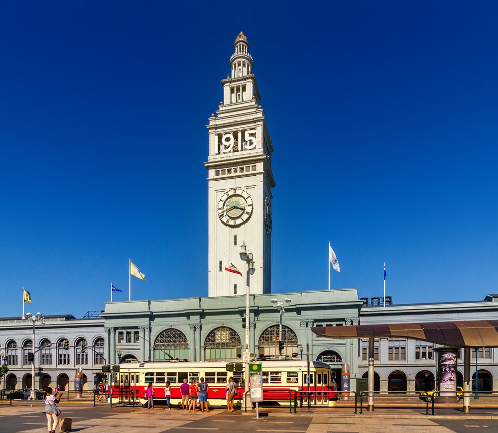 Exterior view of Ferry Building Market