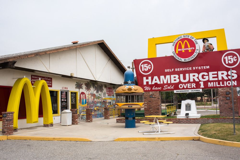Exterior view of the First Original McDonald's Museum