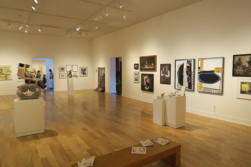 Interior view of Fitchburg Art Museum