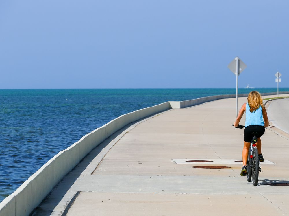 Bicycle ride at Florida Keys Overseas Heritage Trail