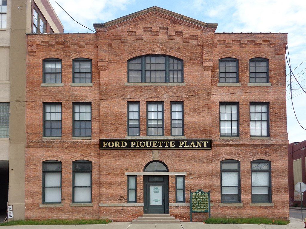 Exterior view of Ford Piquette Avenue Plant