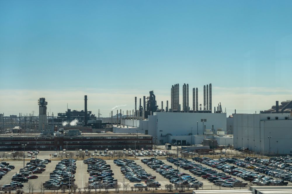 View of Ford Rouge Factory Tour