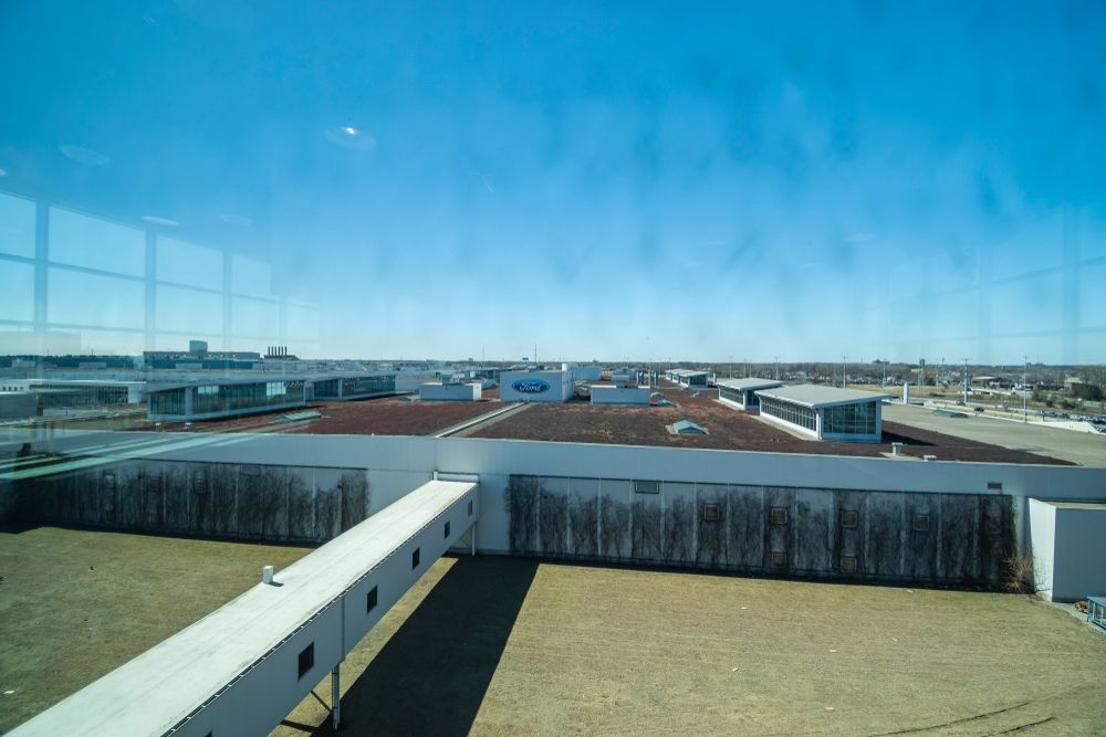 View of Ford Rouge Factory Tour