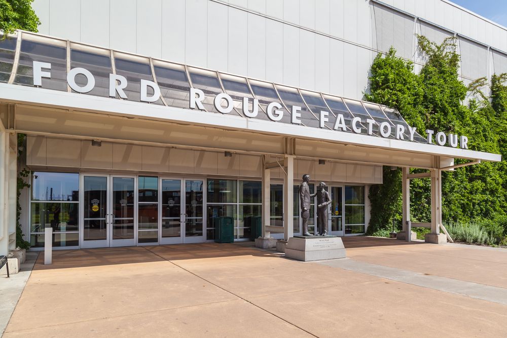 Entrance to Ford Rouge Factory Tour